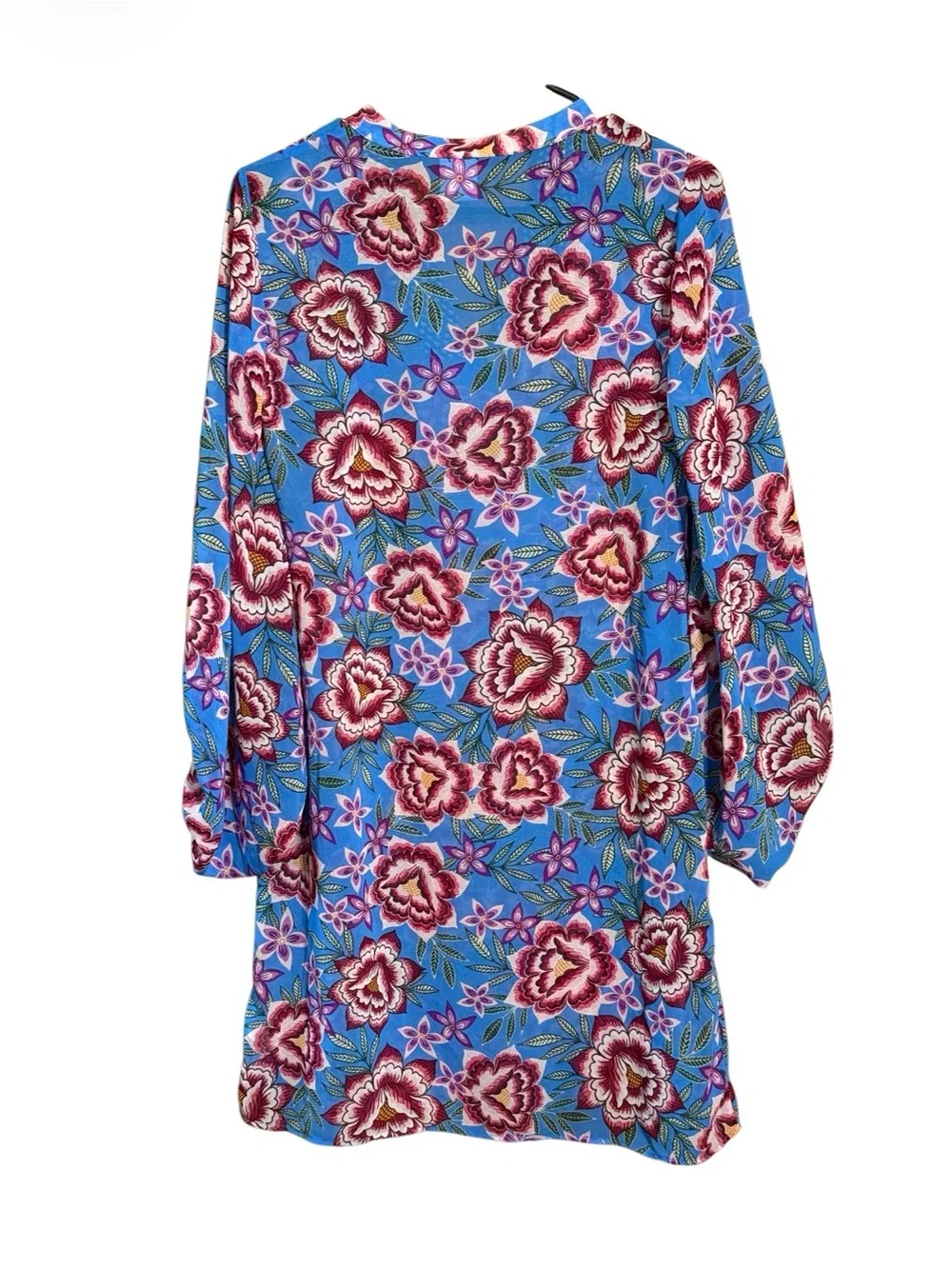 Cabi Primrose Dress 5612 Blue Floral Sheer Boho Dress XS - Picture 3 of 3
